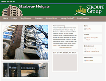 Tablet Screenshot of harbourheightsseattle.com